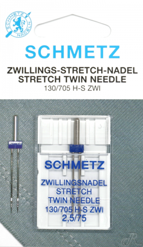Zwillings-Stretch-Nadel NM 75 - 2.5mm