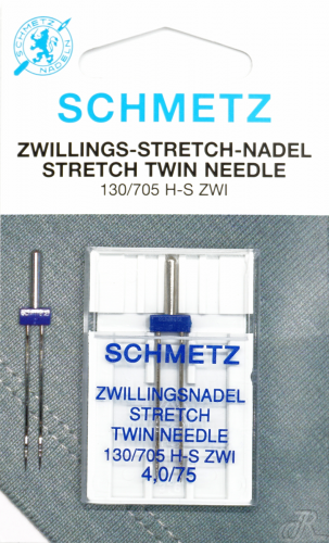 Zwillings-Stretch-Nadel NM 75 - 4.0mm