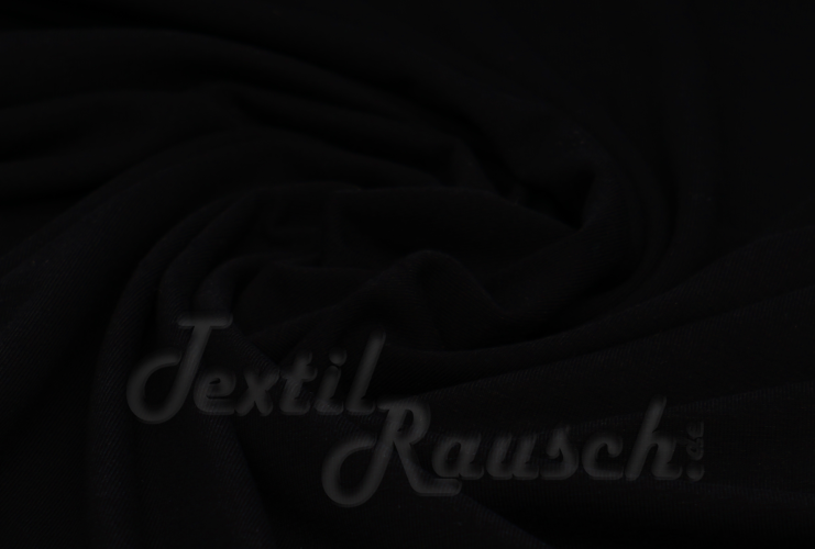 Bambusjersey Schwarz
