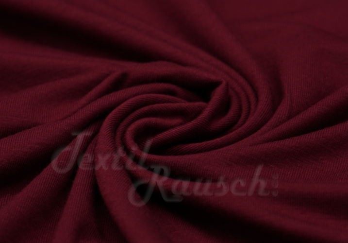 Bambusjersey Bordeaux