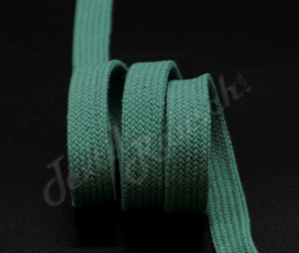 Flachkordel 17mm - Alt Grün