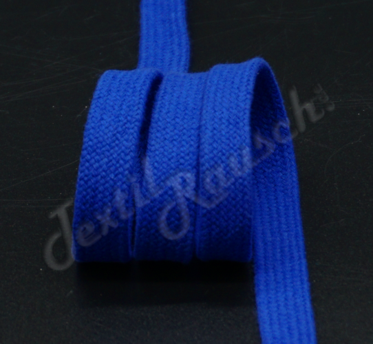 Flachkordel 17mm - Kobalt