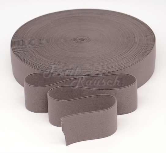 Gummiband Taupe Dunkel 40mm