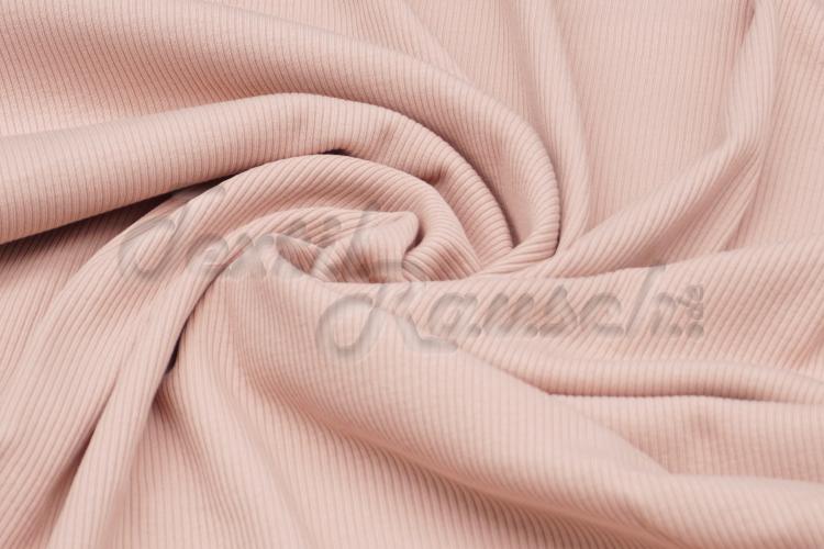 Rippstrickjersey Nude Rosa