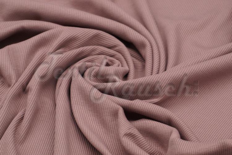 Rippstrickjersey Altmauve
