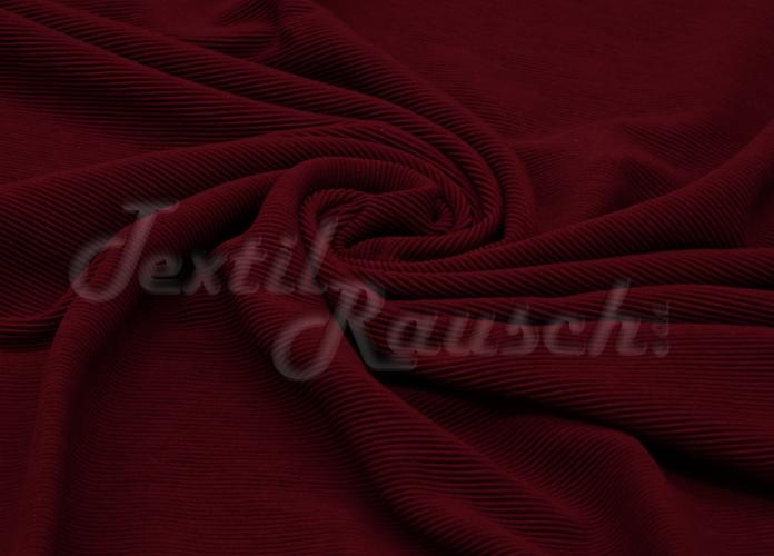 Rippstrickjersey Bordeaux