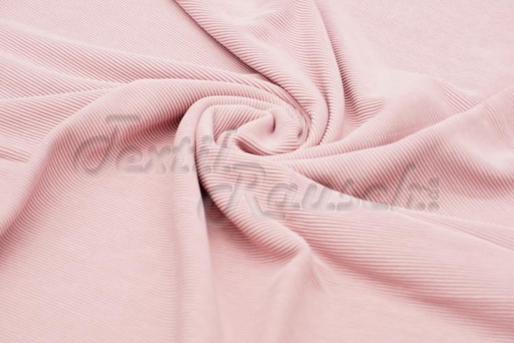 Rippstrickjersey Altrosa