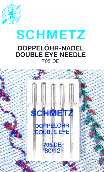 Doppelöhr-Nadel NM 80