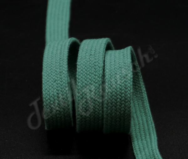 Flachkordel 17mm - Alt Grün