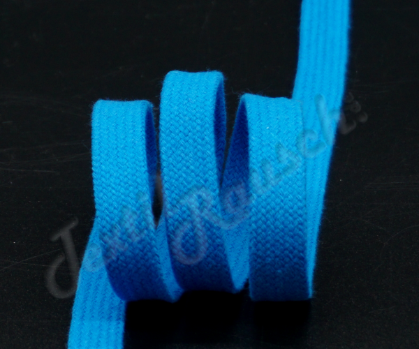 Flachkordel 17mm - Aqua