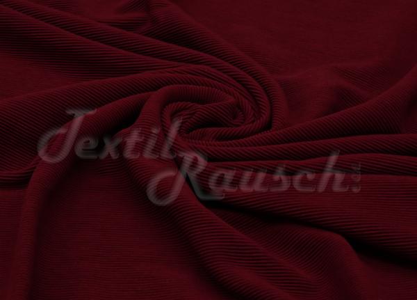 Rippstrickjersey Bordeaux
